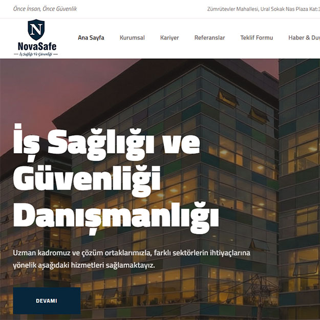 Nova Safe İş Sağlığı ve Güvenliği